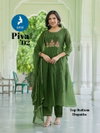 Piya By Kaya Mul Chanderi Kurti With Bottom Dupatta Orders In India
